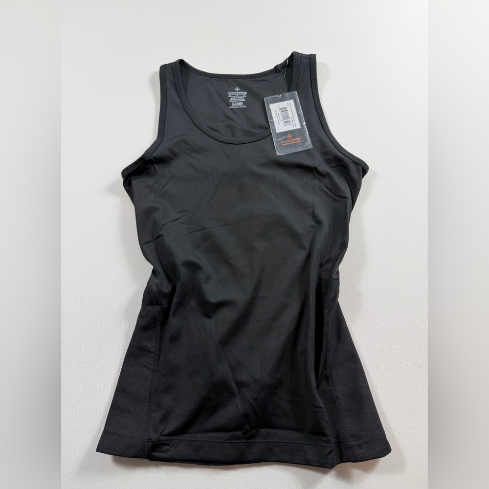 Tommie Copper Women’s Lower Back Support Compression Tank – Black – M – NWT